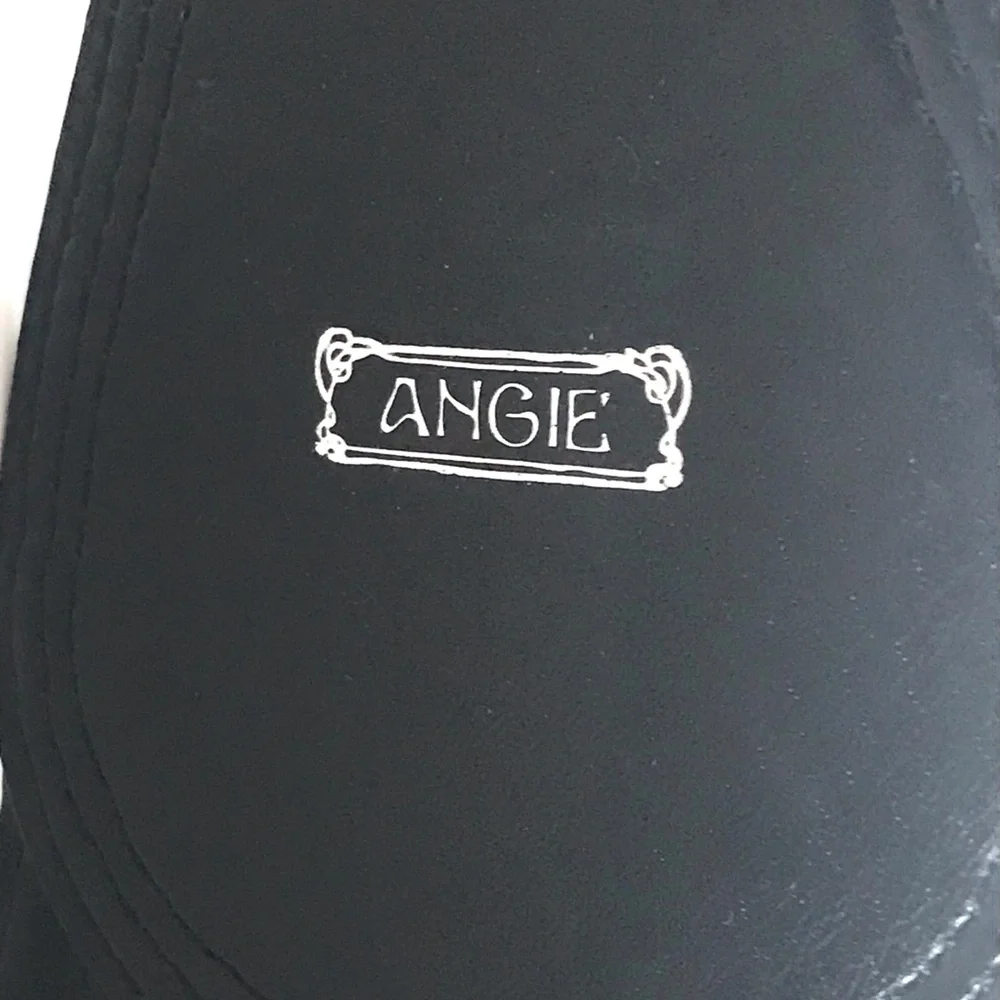 🖤Angie Leather Lace Black Wide Belt (Lg) 🖤